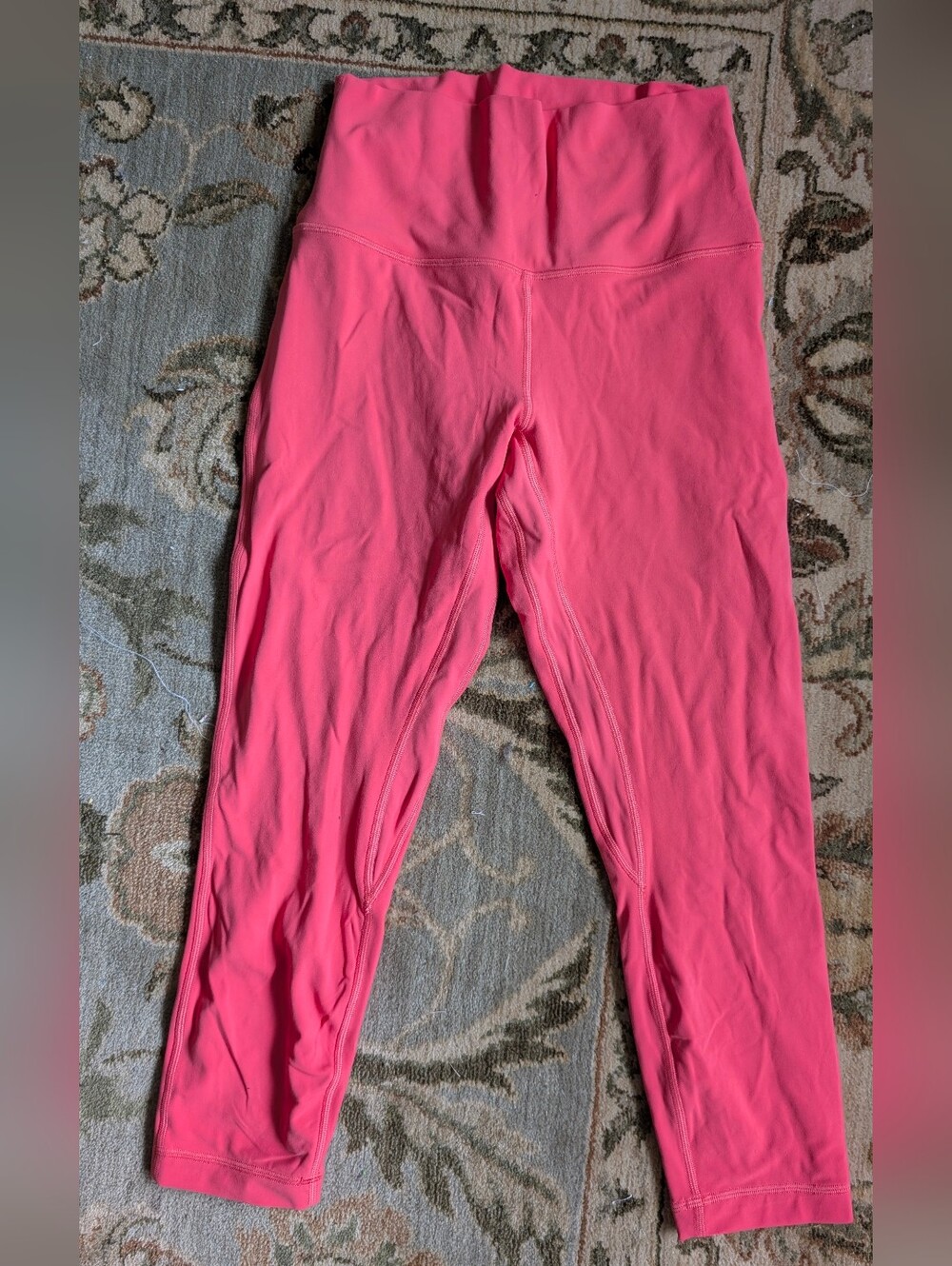Lululemon athletica cropped leggings - Coral